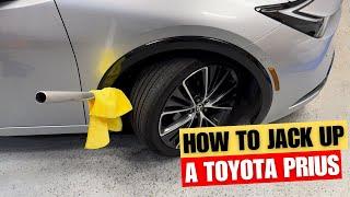 How to jack up a 2024 Prius with a Floor Jack