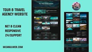 Responsive Tour _ Travel Agency Website Design - HTML, CSS, SASS, JAVASCRIPT