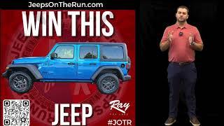 WIN THIS JEEP.  Don't miss this Jeeps On The Run Event