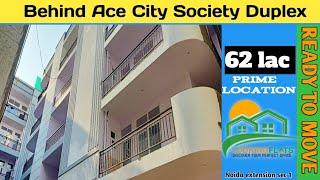 affordable duplex house in Noida extension| flats in near Ace City society| builder floor society