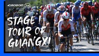 CLOSE FINISH!  | Tour Of Guangxi Stage 1 Conclusion | Highlights | Eurosport