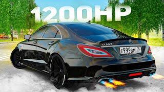 ТЫ МОЛОДОЙ БАНАН НА 1200 СИЛ!  MERCEDES CLS 63 WENGALLBI НА САМОЙ ЗЛОЙ ПРОШИВКЕ!