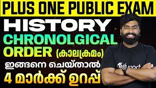 Plus One Public Exam History | Chronological Order | കാലക്രമം | Sure Questions | Important Topic