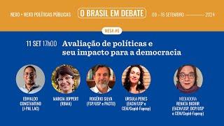 MESA 6: Avaliação de políticas e seu impacto para a democracia