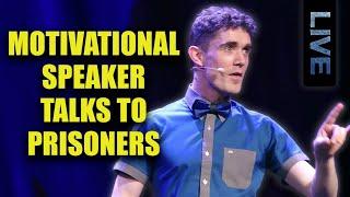 A Motivational Speaker gives a Talk to Prisoners - Live Sketch Comedy