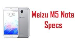 Meizu M5 Note Specs, Features & Price