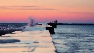 A Stroll Along the Twilight Lit beaches of Manistee, Michigan