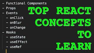 The most important React concepts to learn first (as a beginner)