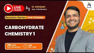 1st Internal Exam Marathon Biochemistry Live Class on Carbohydrate chemistry 1 by Dr. Abhijeet