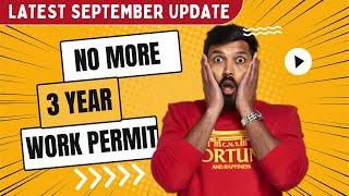 Shocking Update : No More 3 Year Work Permit after Student Visa | New PGWP Rules 2024