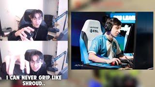 Sen TenZ Reacts & Compares His Grip To SHROUD's Mouse Grip