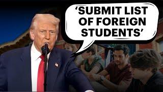 US Pres Trump Demands Harvard University To Put 15% Cap On International Students | Trump Vs Harvard