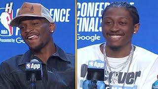 SGA & Jalen Williams Talk advancing to NBA Finals, FULL Postgame Interview